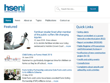 Tablet Screenshot of hseni.gov.uk